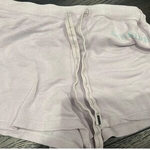 Stateside Lavender Terry Shorts